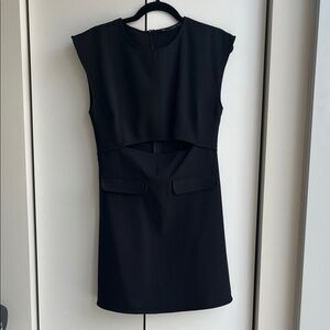 Zara Black Cutout Mini Dress